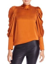 Notes du Nord Missy Balloon Sleeve Silk Blouse Women - Bloomingdale s at Bloomingdales