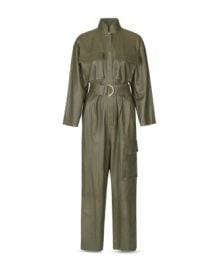 Notes du Nord Rose Leather Jumpsuit Bloomingdales at Bloomingdales