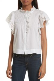 Nouveau Eyelet Cotton Top at Nordstrom Rack