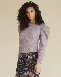 Novah Puff Sleeve Sweater at Veronica Beard