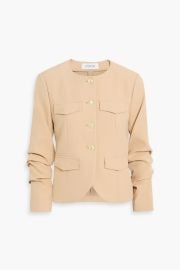 Novessa Ruched Crepe Jacket at The Outnet