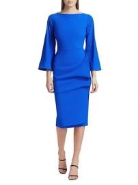 Nusi Bis Flare-Sleeve Dress by Chiara Boni La Petite Robe at Saks Fifth Avenue