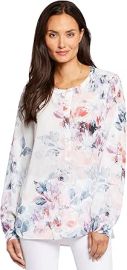 Nydj Womens Simone Blouse at Womens Clothing store at Amazon