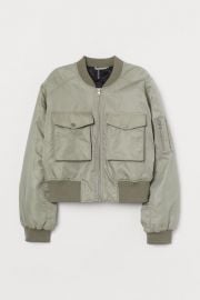 Nylon Bomber Jacket at H&M