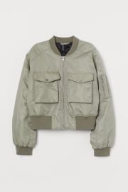 Nylon Bomber Jacket at H&M