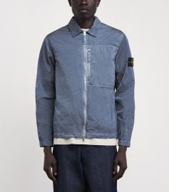 Nylon Metal Overshirt in Steel Blue at Harrods