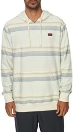 O39NEILL Mens Bavaro Pullover Hoodie Sweatshirt Cream L at Mens Clothing store at Amazon