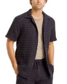 OAS Cuba Cotton Waffle Regular Fit Button Down Camp Shirt Bloomingdales at Bloomingdales