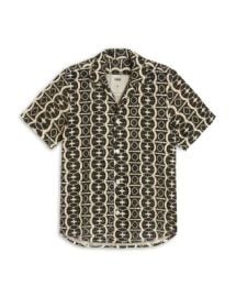 OAS Hypnotise Cuba Cotton Terry Relaxed Fit Button Down Shirt Bloomingdales at Bloomingdales