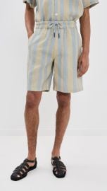 OAS Mist Strata Nicola Linen Shorts at Shopbop