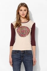 OBEY Cosmic Banshee Raglan Tee at Urban Outfitters