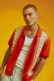 OBEY Monument Button-Down Polo Shirt at Urban Outfitters