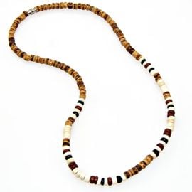 OBX Coconut Bead Necklace SUP Surfer Hawaiian 18-inch at Etsy