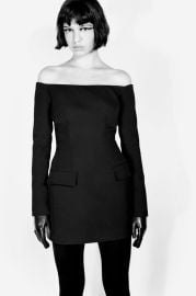 OFF-THE-SHOULDER DRESS LIMITED EDITION - Black United States at Zara