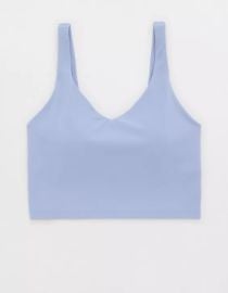 OFFLINE By Aerie Real Me Low Key Longline Sports Bra at Aerie