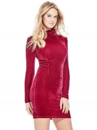 OLGA VELVET DRESS at Guess