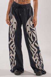 ON FIRE WIDE LEG JOGGER at Akira