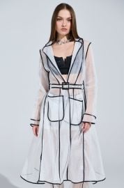 ONE TO WATCH MESH TRENCH IN WHITE AKIRA at Akira