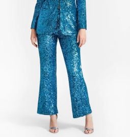 ONE33 SOCIAL Blue The Starling Sequin Pant Verishop at Verishop