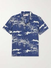 ORLEBAR BROWN Hibbert Living Dream Camp-Collar Printed Linen-Blend Shirt for Men MR PORTER at Mr Porter