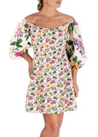 OTM Exclusive Off-The-Shoulder Corset Mini Dress Over The Moon at Over the Moon