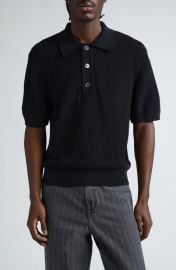 OUR LEGACY Traditional Cotton Polo Sweater at Nordstrom