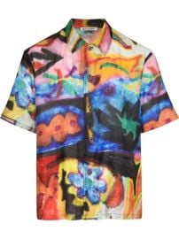 OUR LEGACY abstract-print short-sleeved Shirt - at Farfetch