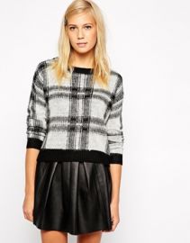 Oasis Checked Sweater at Asos