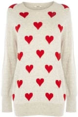 Oasis Heart Sweater at Oasis