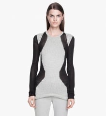 Obstructed Borders Pullover at Helmut Lang