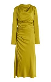 Odessa Draped Midi Dress By Simkhai at Moda Operandi
