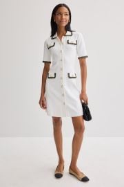 Odette Button Down Mini Dress by Alexia Admor Rent the Runway at Rent the Runway