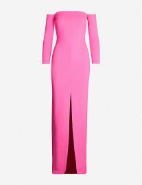 Odine off-the-shoulder stretch-ponté maxi dress at Selfridges