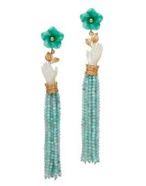 Of Rare Origin Bloom Earrings PearlMint at Of Rare Origin