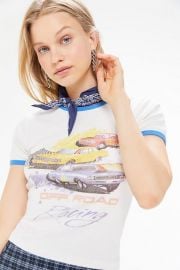 Off Road Racing Ringer Tee by Urban Outfitters at Urban Outfitters