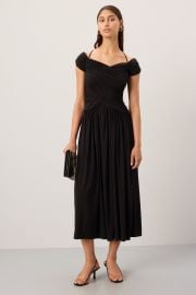 Off The Shoulder Ruched Bodice Dress by Rosetta Getty Collective Rent the Runway at Rent the Runway