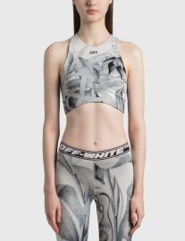 Off-White - Athleis Botanical Bra at HBX