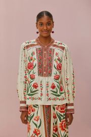 Off-White Ainika Delicate Blouse FARM Rio at FARM Rio