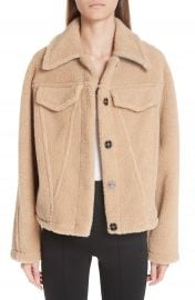 Off-White Bear Faux Shearling Track Jacket   Nordstrom at Nordstrom