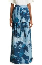 Off-White Gender Inclusive Jungle Print Maxi Skirt at Nordstrom