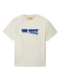 Off-White Kids Arrow Faded Cotton T-shirt White at Farfetch