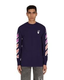 Off White Marker Long Sleeve T shirt at Ssense