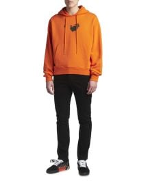 Off-White Menx27s Jumbo Marker Pullover Hoodie at Neiman Marcus