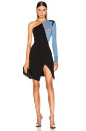 Off White One Shoulder College Dress at Forward