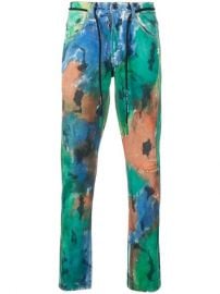 Off-White Paint Splattered Jeans - Farfetch at Farfetch