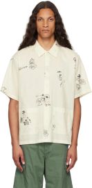 Off White Stamp Shirt at ssense