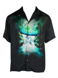 Off-White Waterfall Holiday Shirt  SaksFifthAvenue at Saks Fifth Avenue