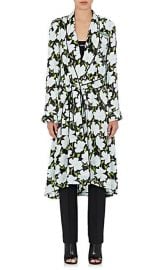 Off-White co Virgil Abloh Floral Satin Robe Coat at Barneys Warehouse