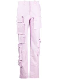 Off-White high-waisted Cargo Trousers - at Farfetch