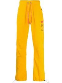 Off-White logo track trousers logo track trousers at Farfetch